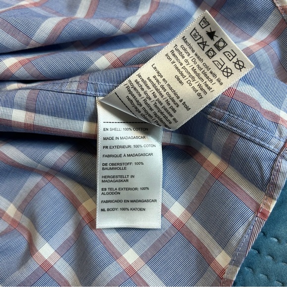 Untickit 2XL Men’s 100% Cotton Plaid Button Down Long Sleeve - Picture 5 of 9